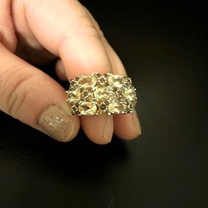 Citrine gemstone ring 💍!! Sz 6, 925